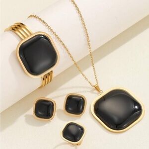 COPY - 5pcs/Set Multicolor Stainless Steel 18k Gold Square set